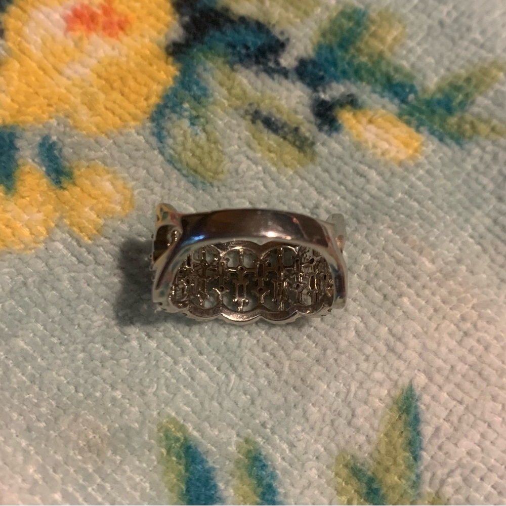 Sterling Silver Multi-Colored Stone Ring Size 7 - Picture 7 of 7